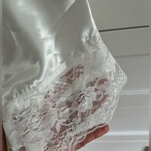 White wedding robe